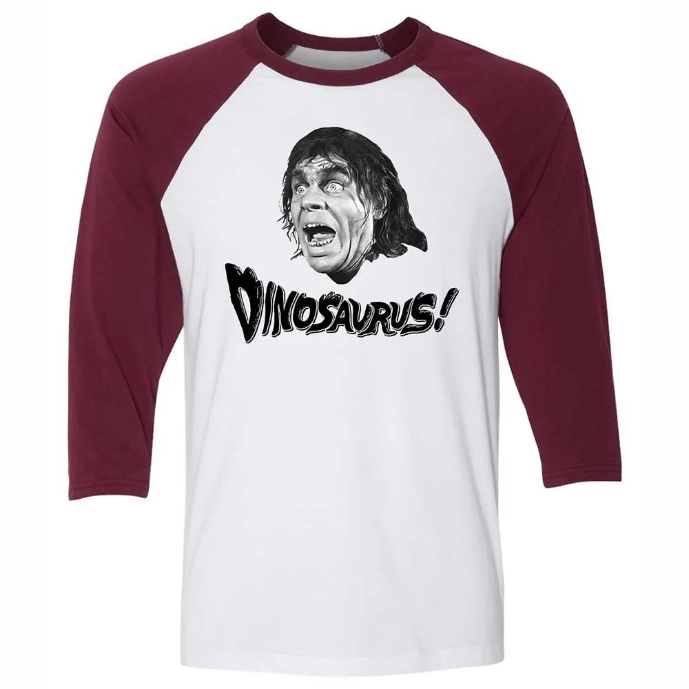 Unisex 3/4 Baseball Tee - 6BA3UPZT - White/Maroon - 7