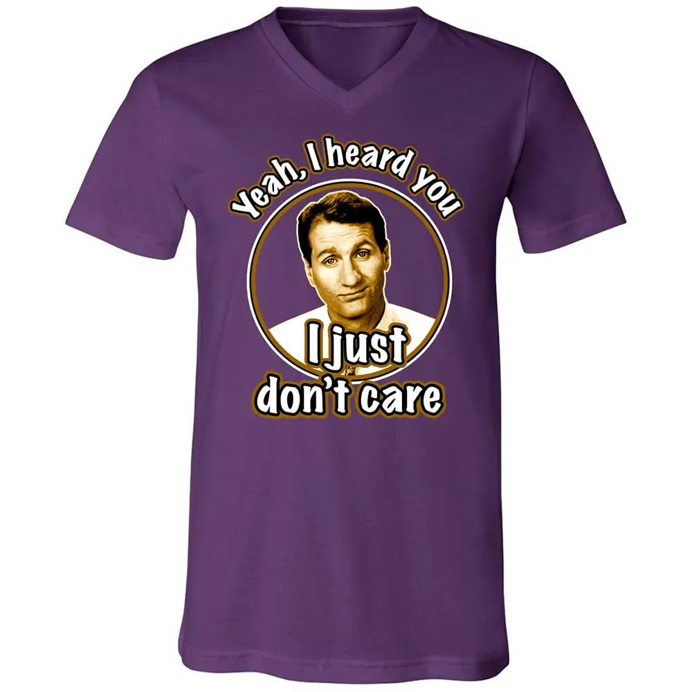 Unisex V-Neck T-Shirt - QQF6A3GS - Team Purple - 10