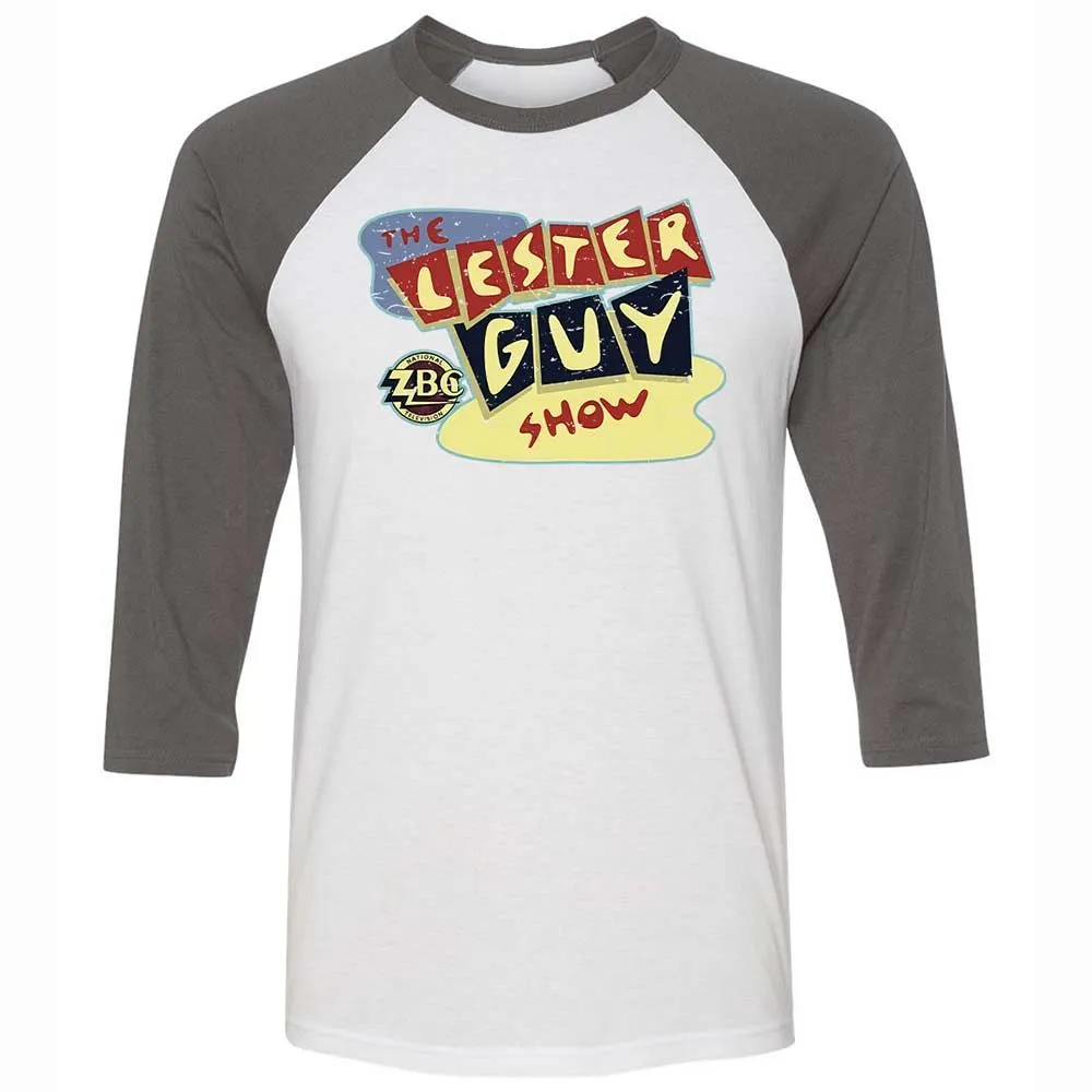 Unisex 3/4 Baseball Tee - K53ZMG8R - White/Asphalt - 2