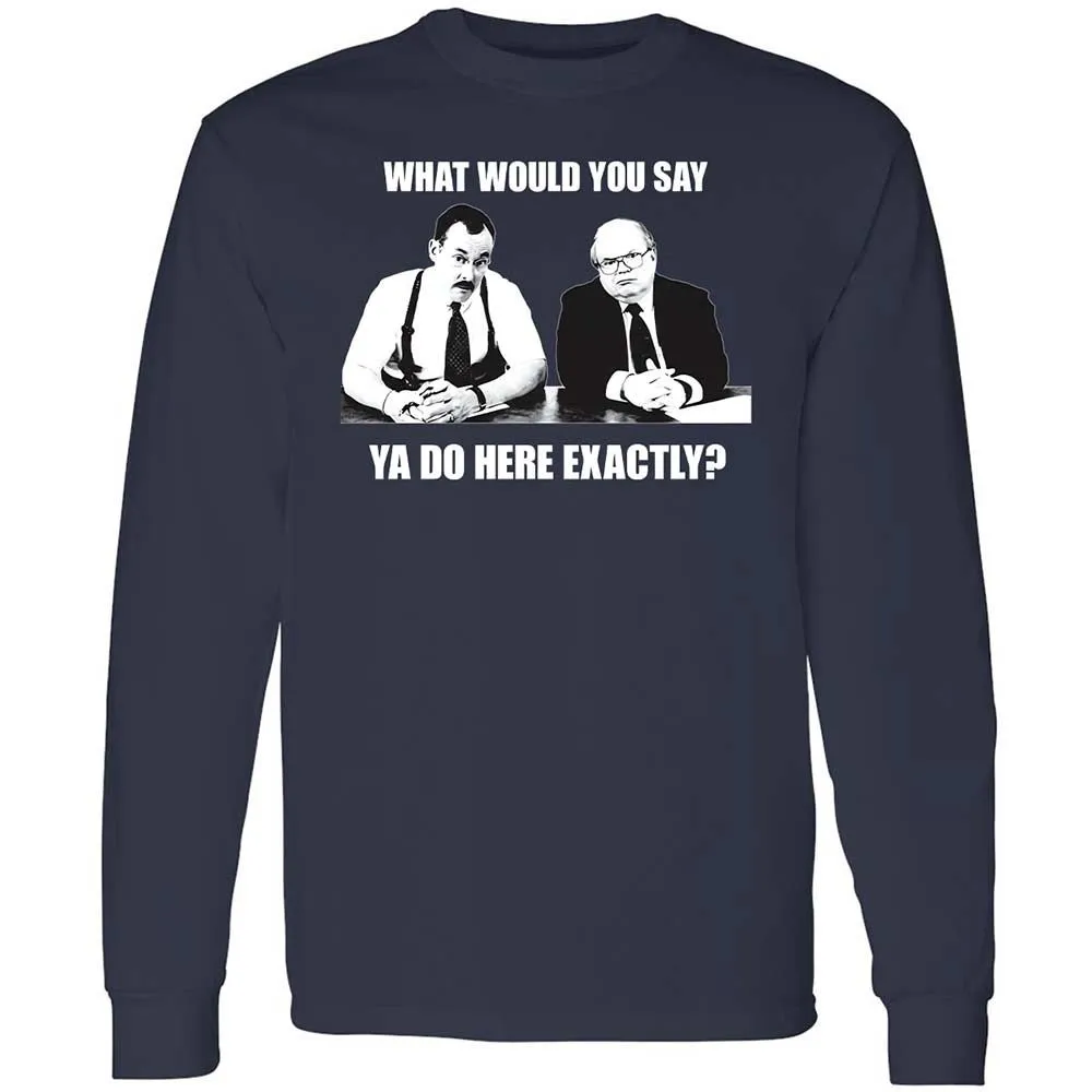 Long Sleeve T-Shirt - RLVL3X9J - Navy - 2
