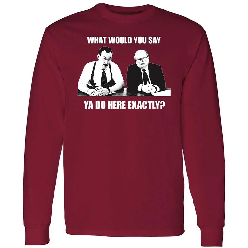 Long Sleeve T-Shirt - RLVL3X9J - Cardinal Red - 7
