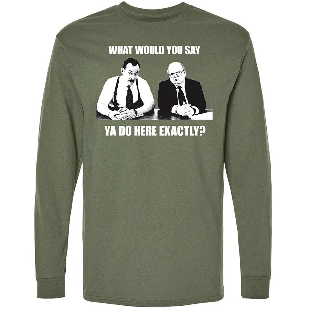 Long Sleeve T-Shirt - RLVL3X9J - Military Green - 9