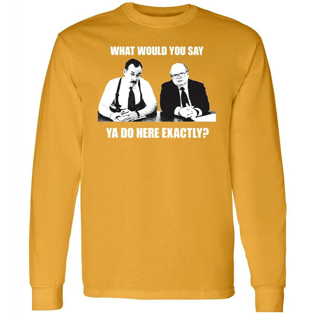 Long Sleeve T-Shirt - RLVL3X9J - Gold - 13