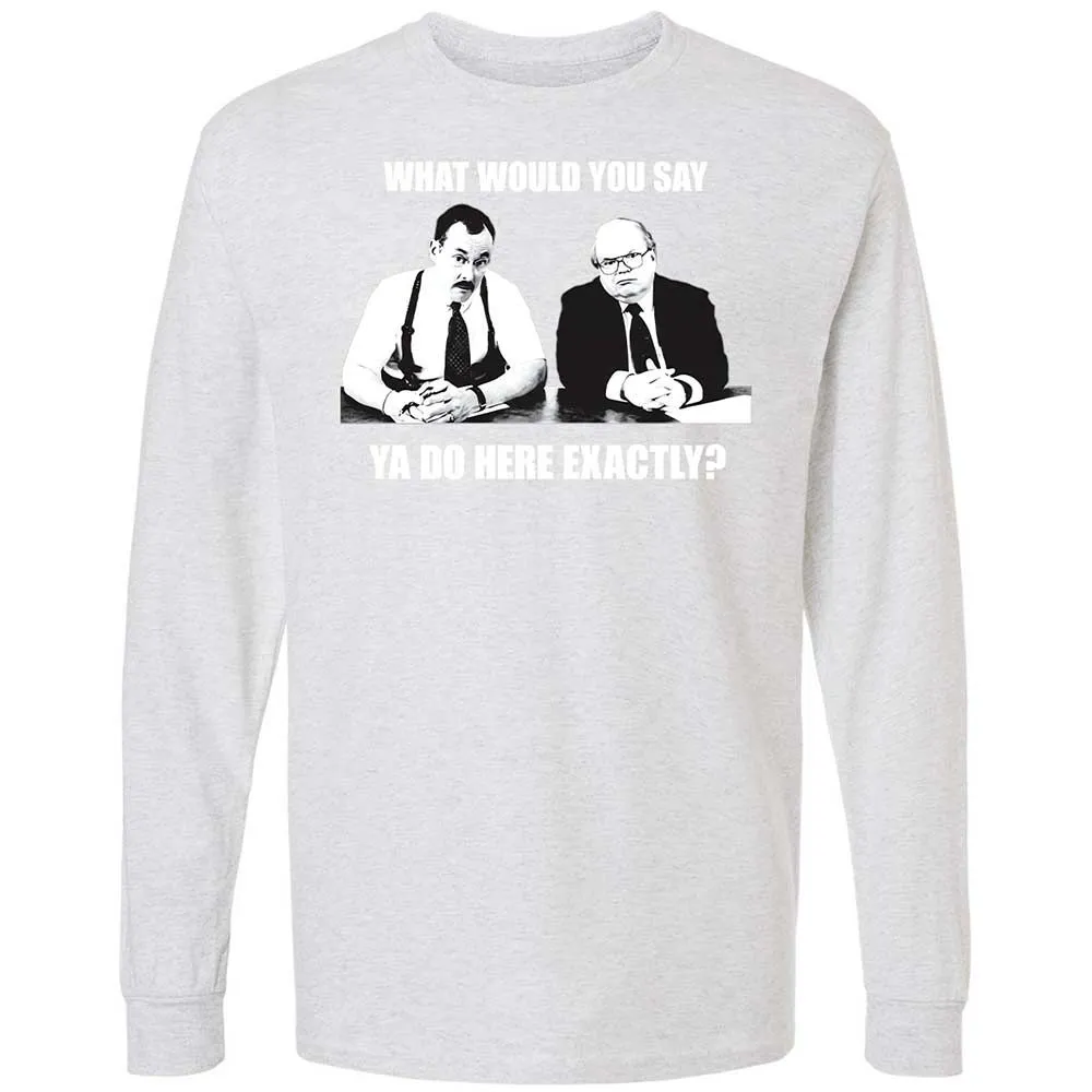 Long Sleeve T-Shirt - RLVL3X9J - Ash - 14