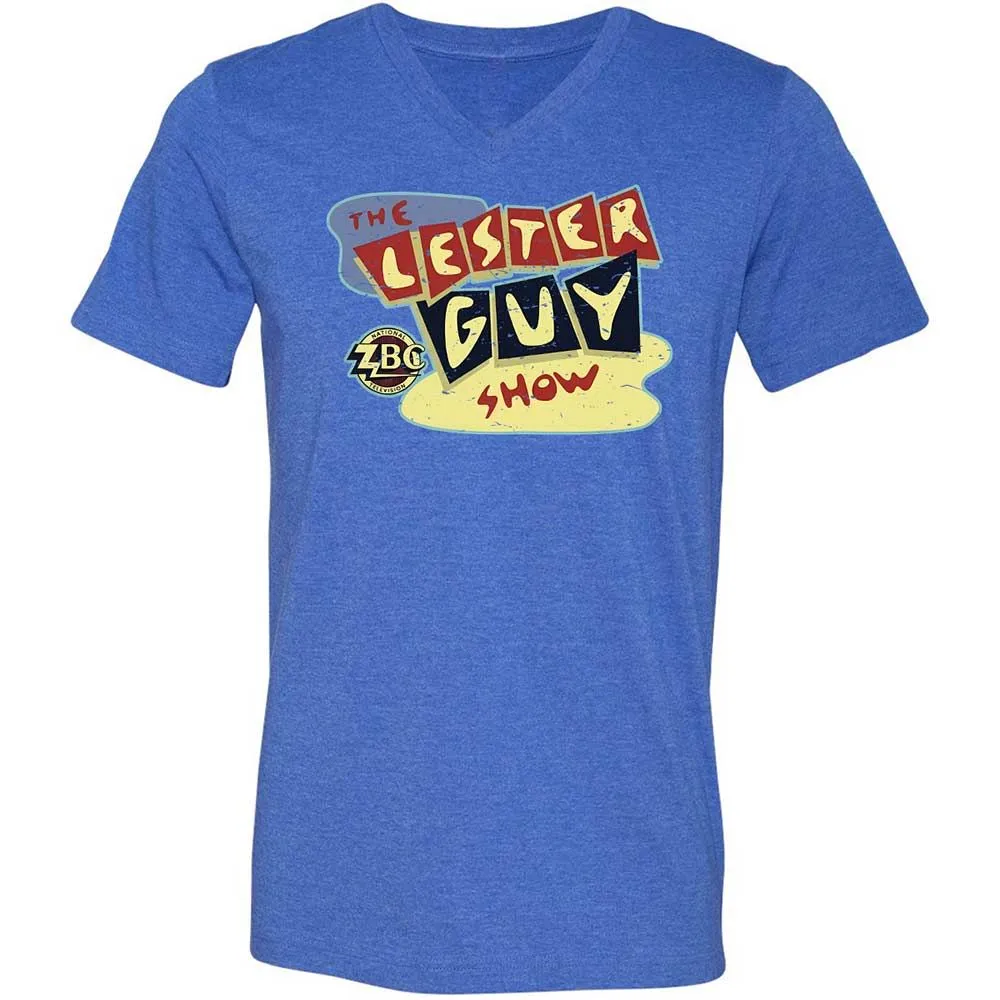 Unisex V-Neck T-Shirt - UR9XNNQV - Heather True Royal - 5