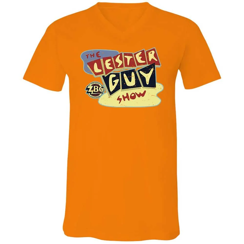 Unisex V-Neck T-Shirt - UR9XNNQV - Orange - 12