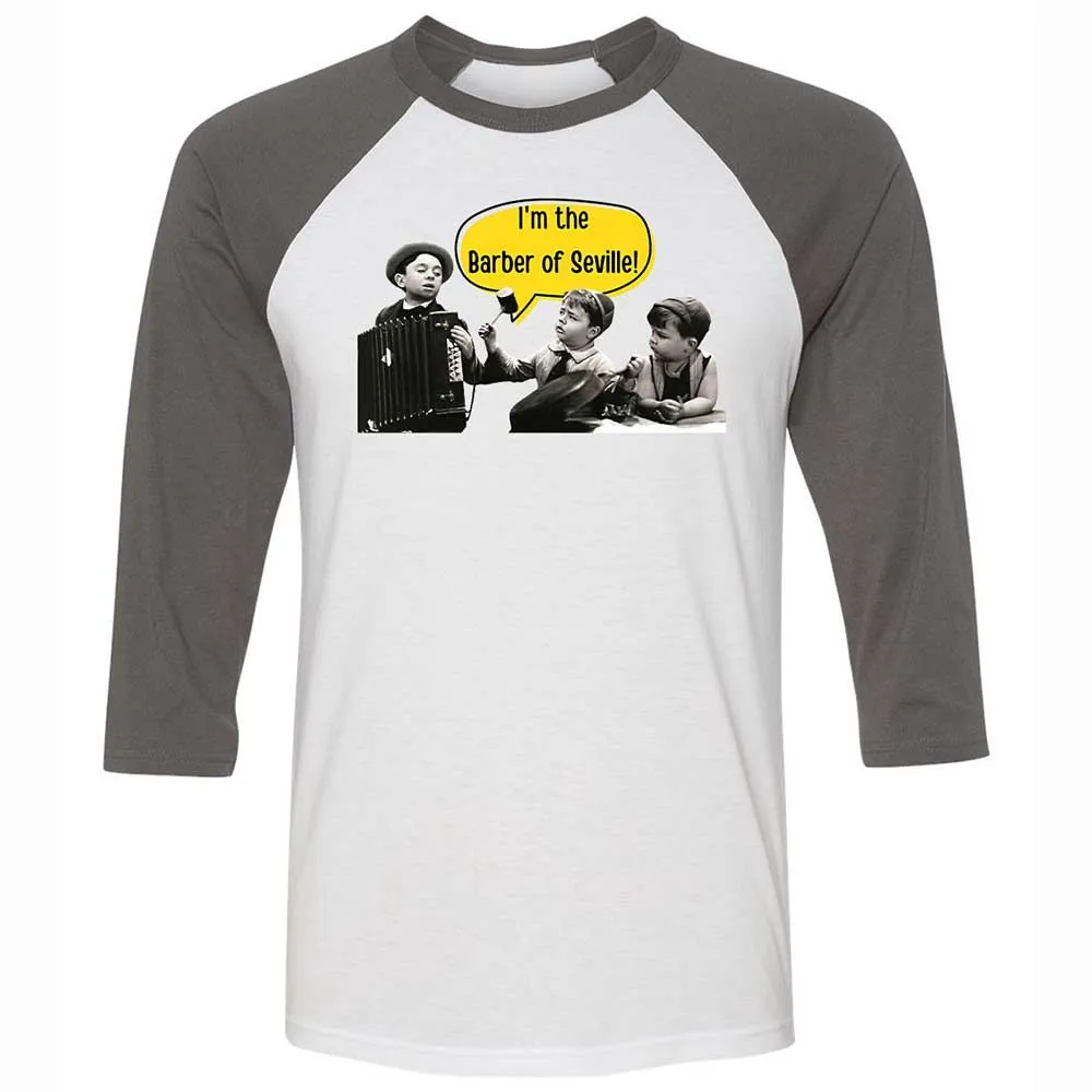 Unisex 3/4 Baseball Tee - 32ZFRBC5 - White/Asphalt - 2