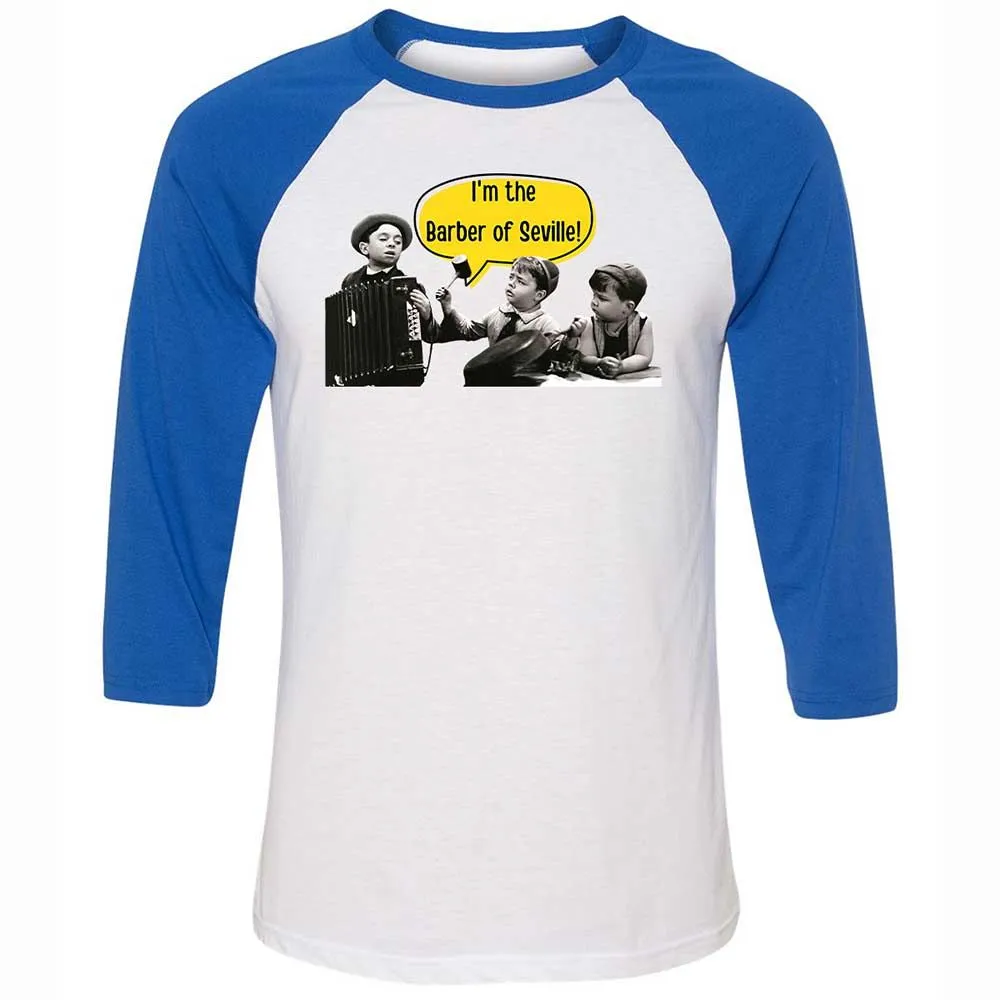 Unisex 3/4 Baseball Tee - 32ZFRBC5 - White/True Royal - 10