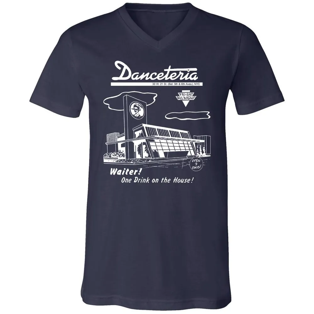 Unisex V-Neck T-Shirt - VFAGRDT7 - Navy - 2