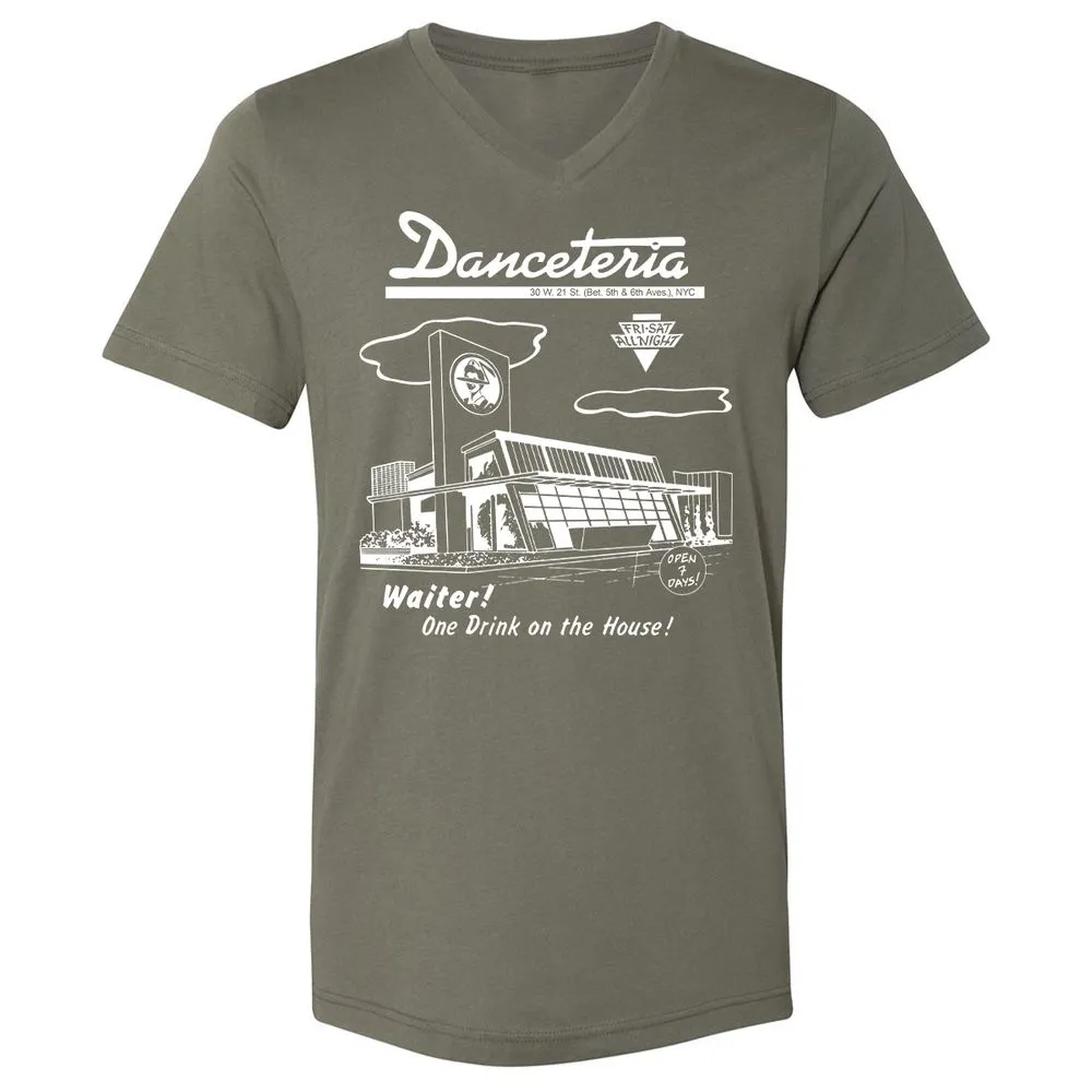 Unisex V-Neck T-Shirt - VFAGRDT7 - Military Green - 11