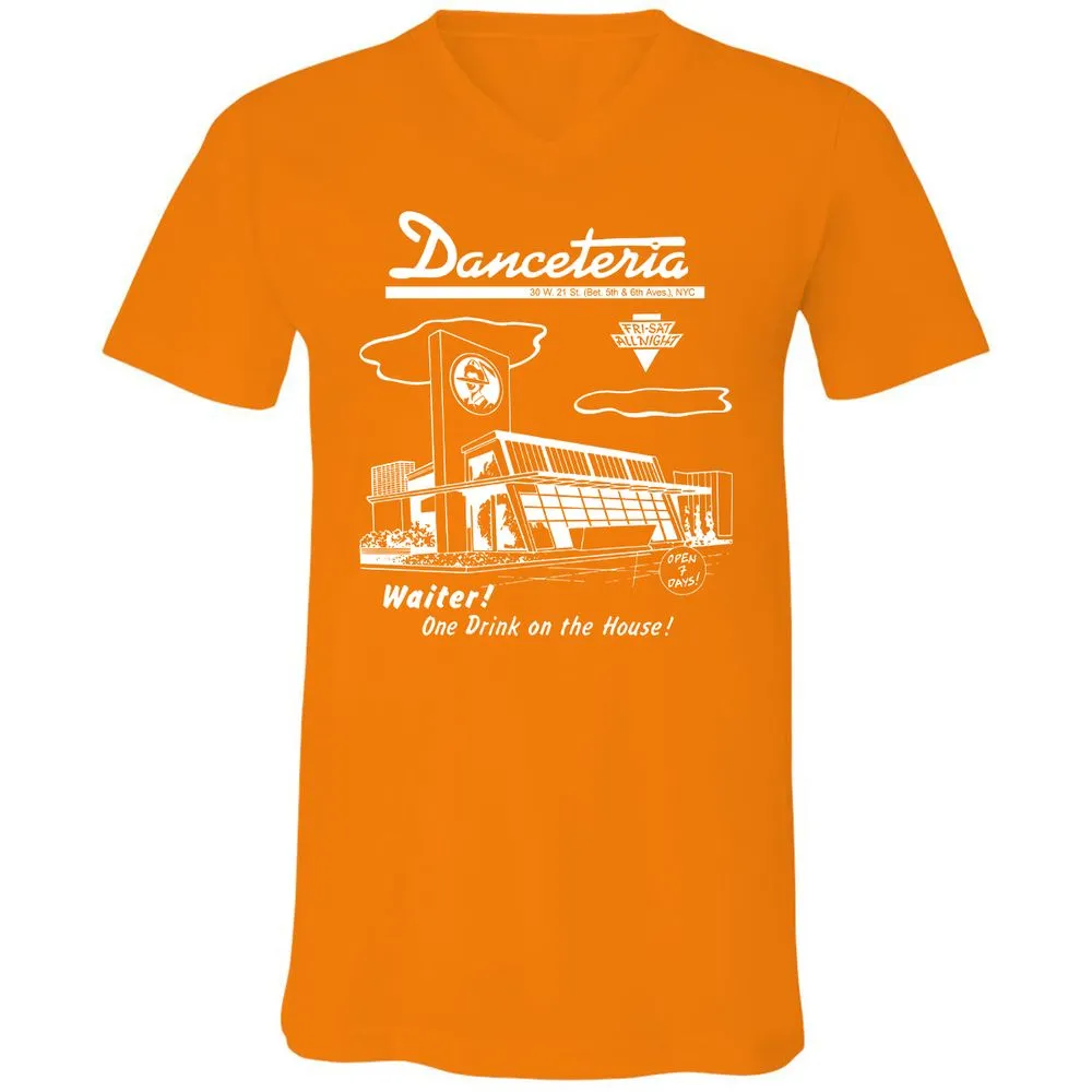 Unisex V-Neck T-Shirt - VFAGRDT7 - Orange - 12