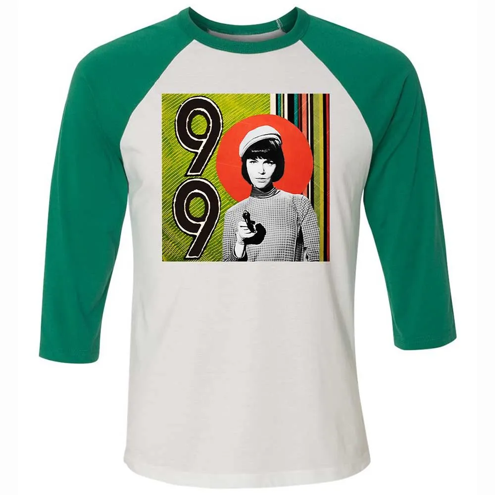 Unisex 3/4 Baseball Tee - X2ESFK5T - White/Kelly - 6