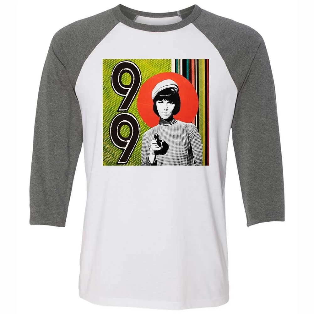 Unisex 3/4 Baseball Tee - X2ESFK5T - White/Deep Heather - 11