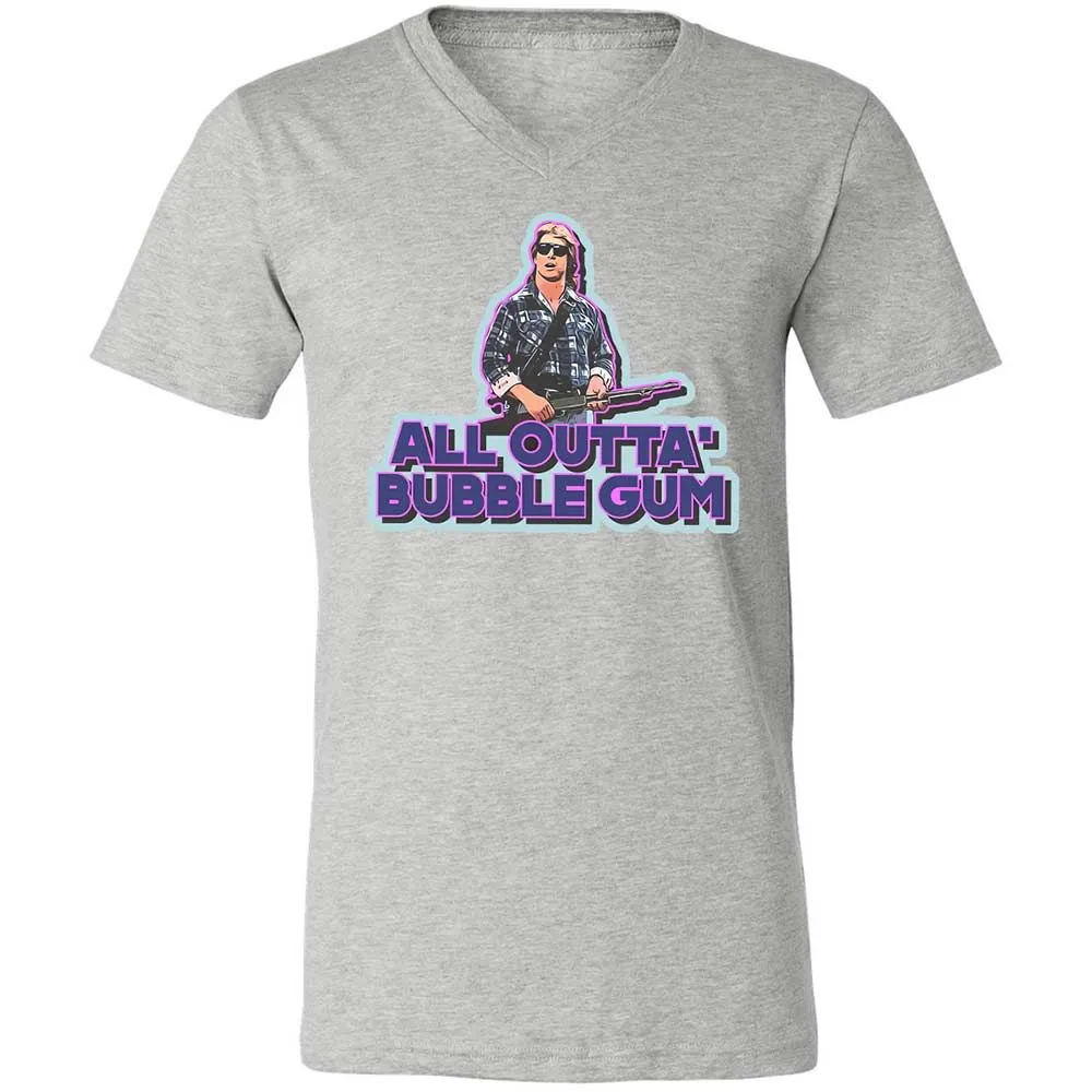 Unisex V-Neck T-Shirt - 2SQ2ZALE - Athletic Heather - 2