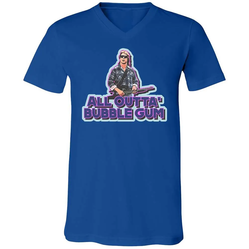 Unisex V-Neck T-Shirt - 2SQ2ZALE - True Royal - 3