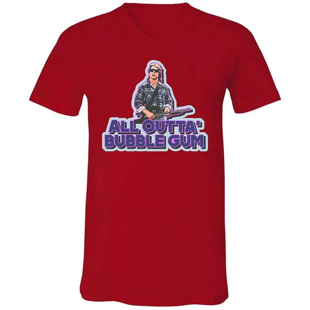 Unisex V-Neck T-Shirt - 2SQ2ZALE - Red - 5