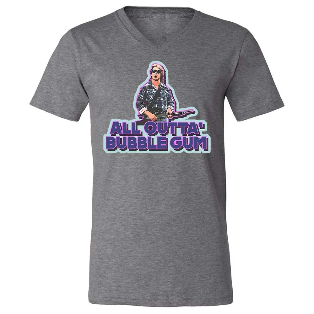 Unisex V-Neck T-Shirt - 2SQ2ZALE - Deep Heather - 9