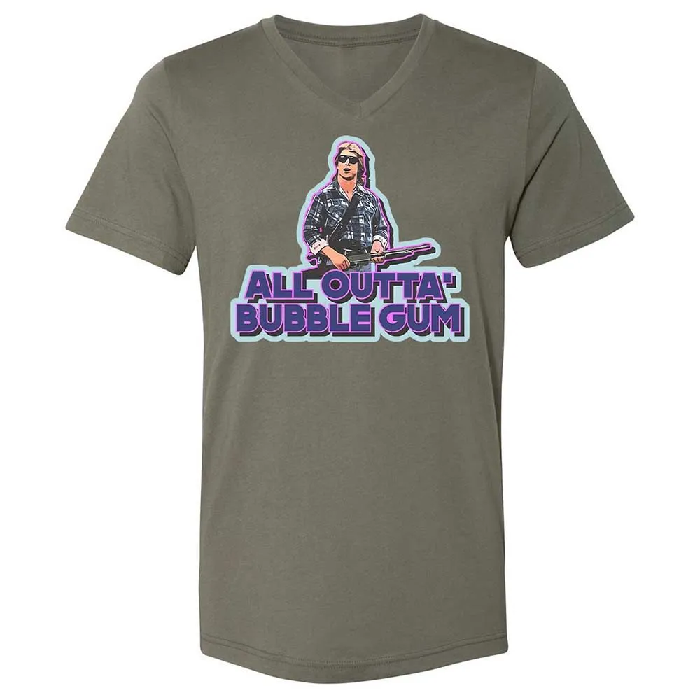 Unisex V-Neck T-Shirt - 2SQ2ZALE - Military Green - 15