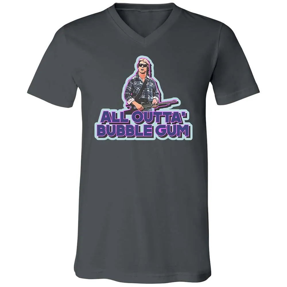 Unisex V-Neck T-Shirt - 2SQ2ZALE - Asphalt - 16