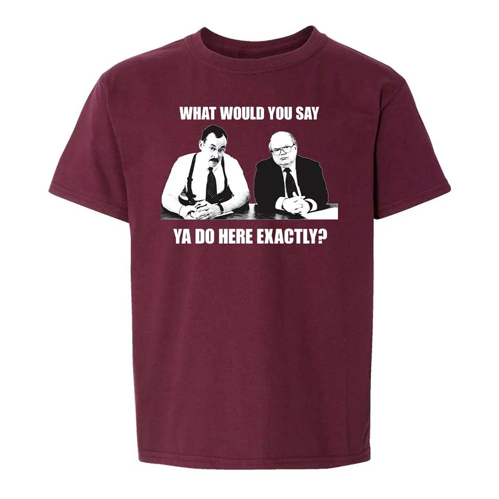 Kids T-Shirt - DJ5EYQLE - Maroon - 14