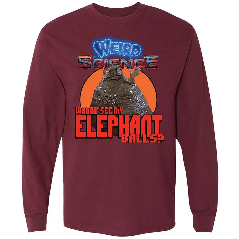 Wanna See my Balls - Maroon - 16