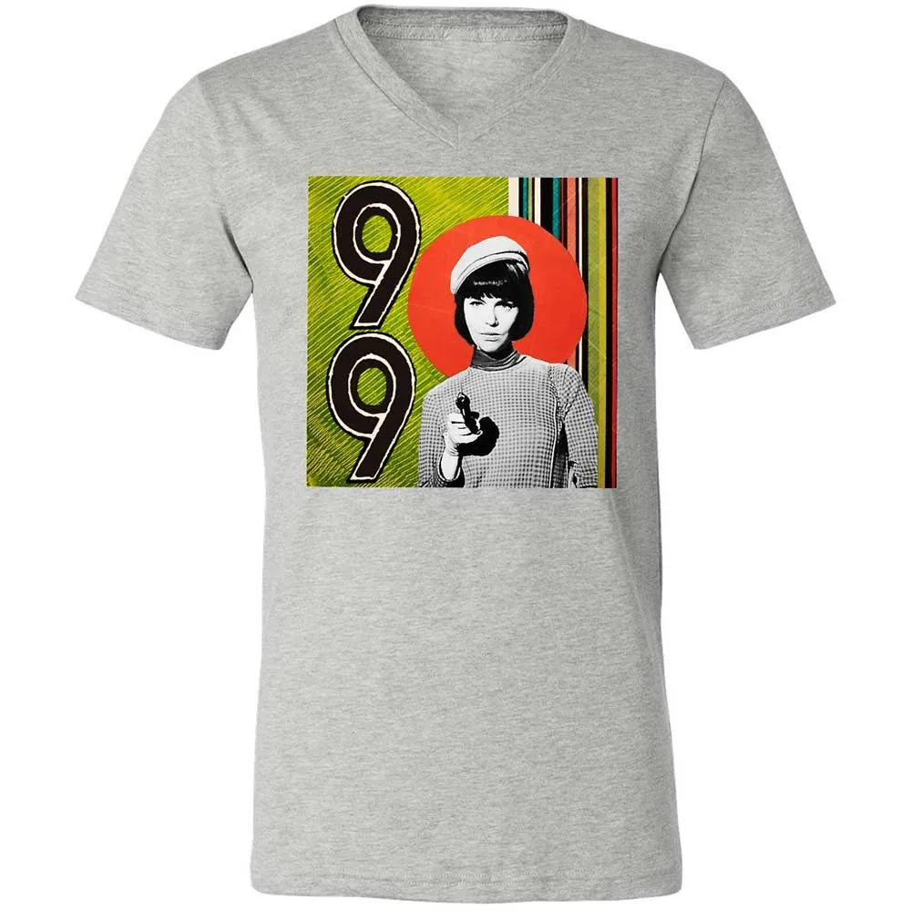 Unisex V-Neck T-Shirt - 4BJL6VHZ - Athletic Heather - 15