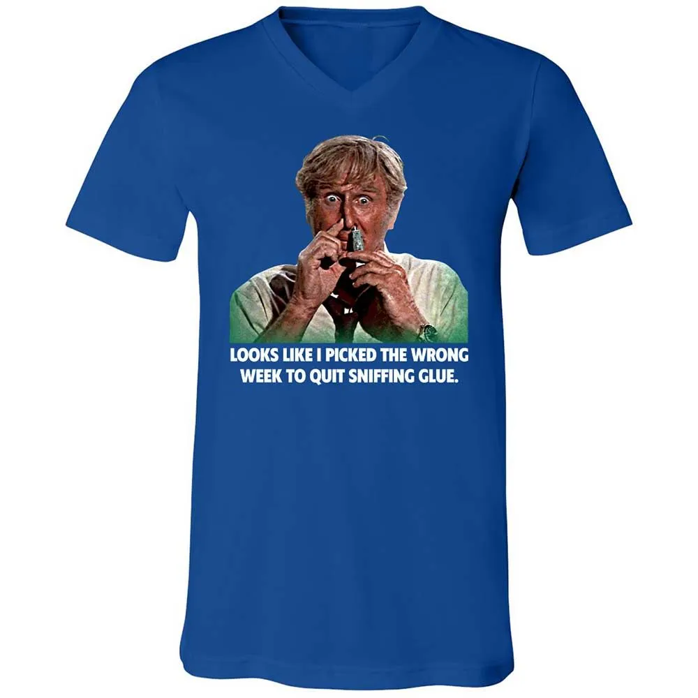Unisex V-Neck T-Shirt - 9P1CCR8A - True Royal - 4