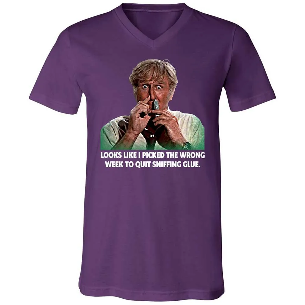 Unisex V-Neck T-Shirt - 9P1CCR8A - Team Purple - 10