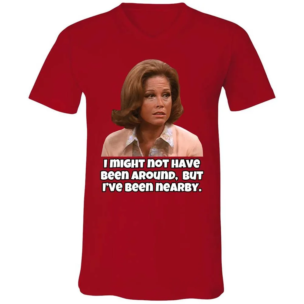 Unisex V-Neck T-Shirt - 71G7AHCK - Red - 5