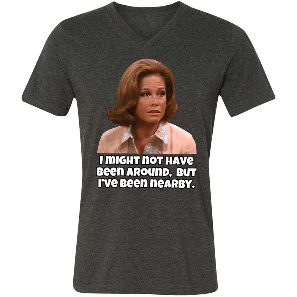 Unisex V-Neck T-Shirt - 71G7AHCK - Dark Grey Heather - 8