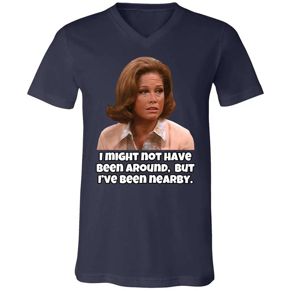 Unisex V-Neck T-Shirt - 71G7AHCK - Navy - 12