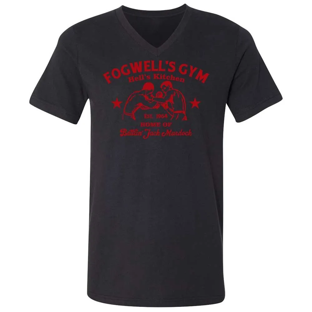 Unisex V-Neck T-Shirt - F72RK7BQ - Black - 11