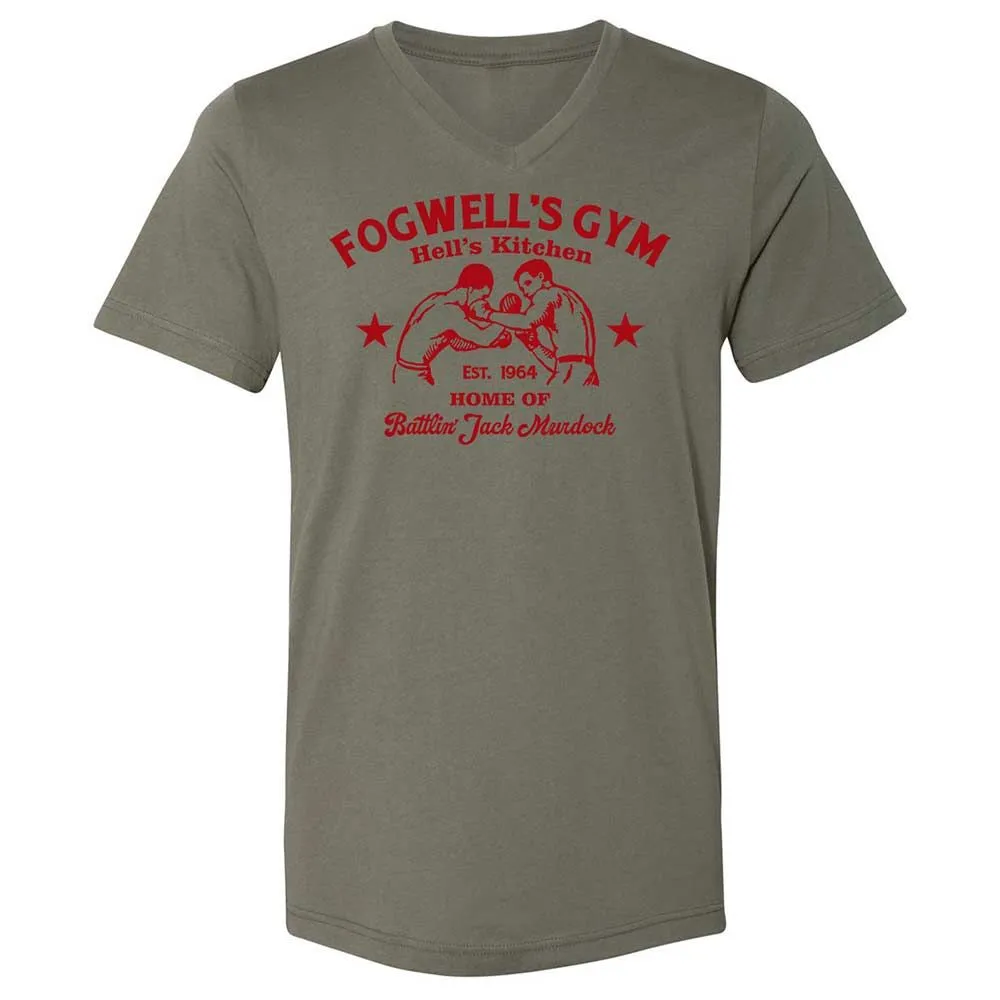 Unisex V-Neck T-Shirt - F72RK7BQ - Military Green - 15