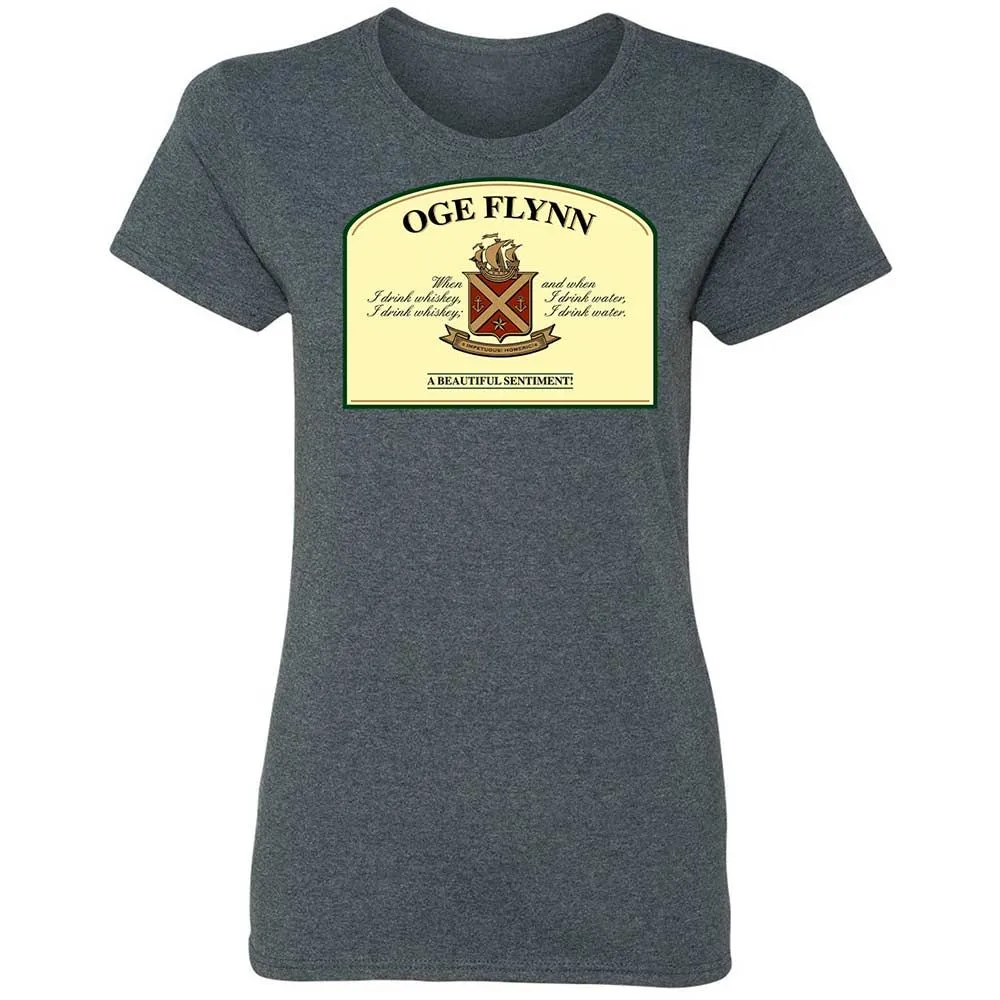 When I drink whiskey, when I drink water - Dark Heather - 16