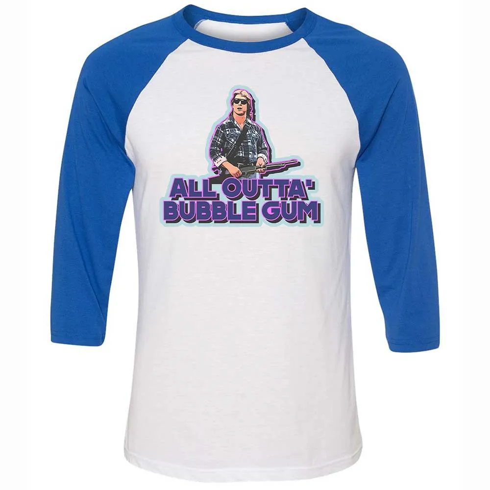 Unisex 3/4 Baseball Tee - M4HLCR4H - White/True Royal - 10