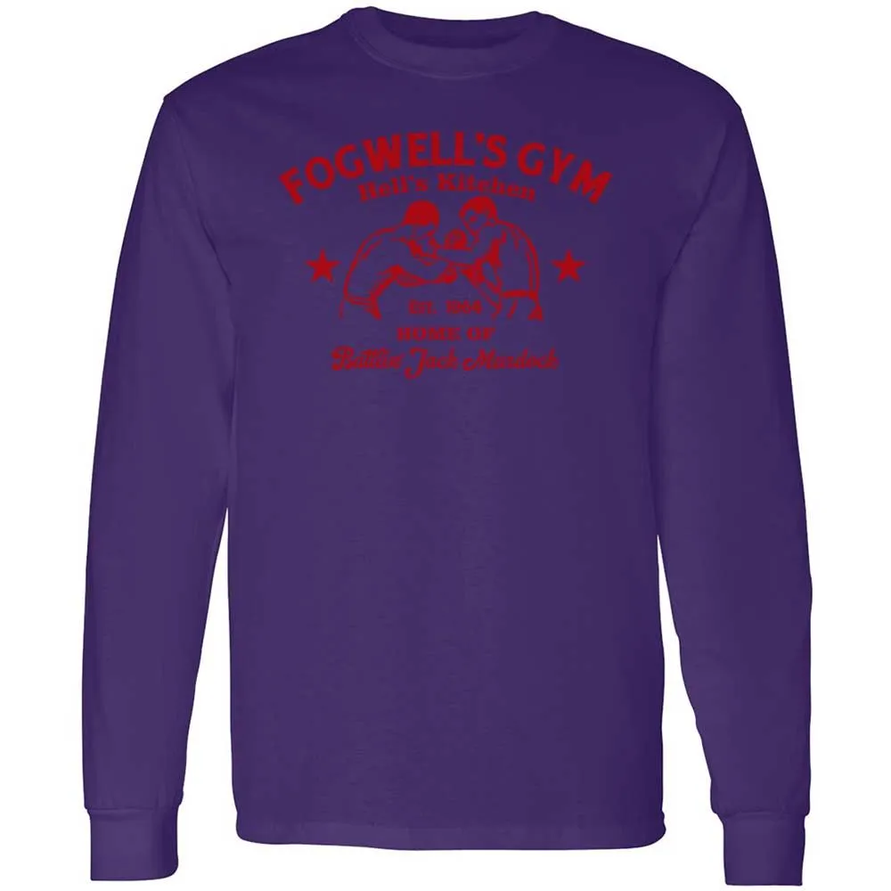 Long Sleeve T-Shirt - L5QBLPLQ - Purple - 9