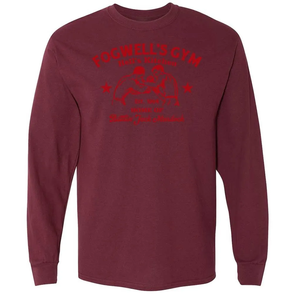 Long Sleeve T-Shirt - L5QBLPLQ - Maroon - 16