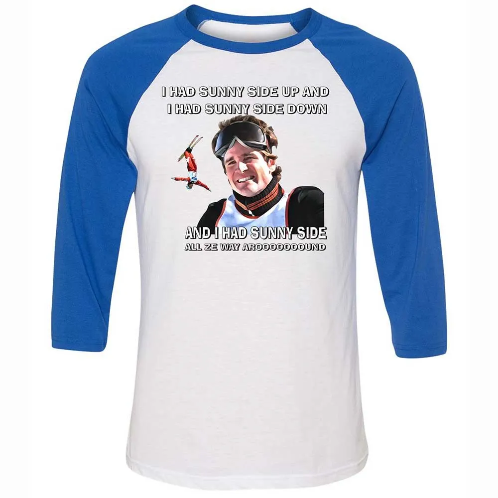 Unisex 3/4 Baseball Tee - SGWNMJJZ - White/True Royal - 10