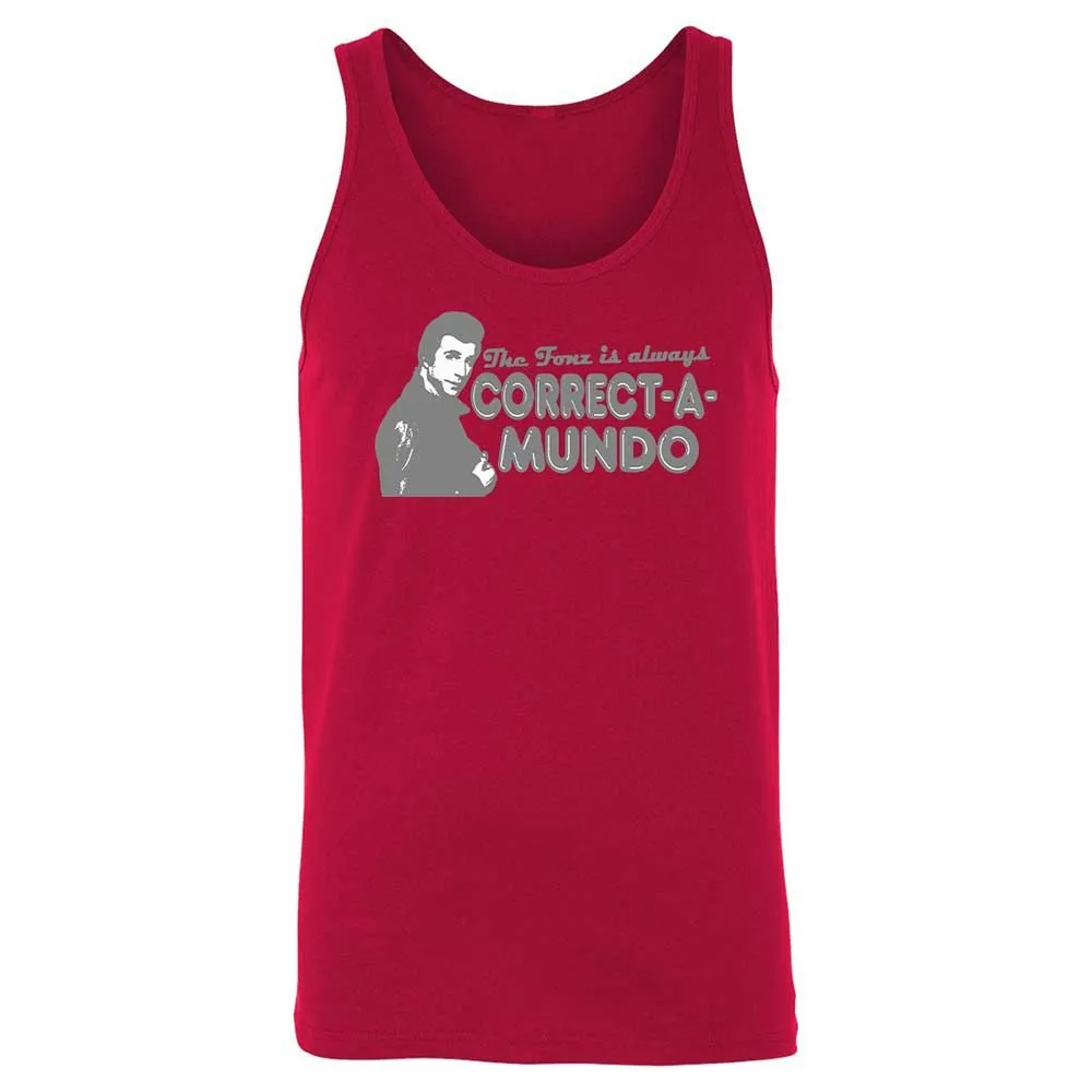 Unisex Jersey Tank - HP4YGBZA - Red - 3
