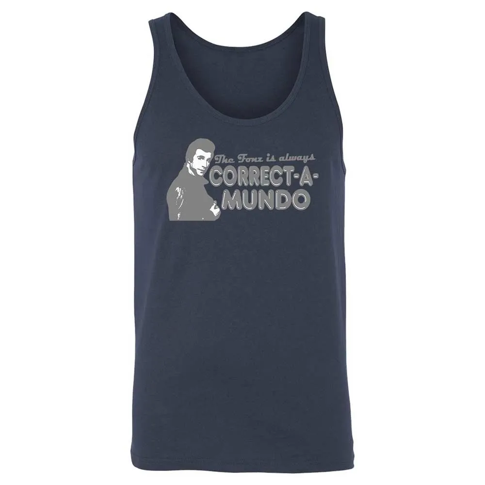 Unisex Jersey Tank - HP4YGBZA - Navy - 8