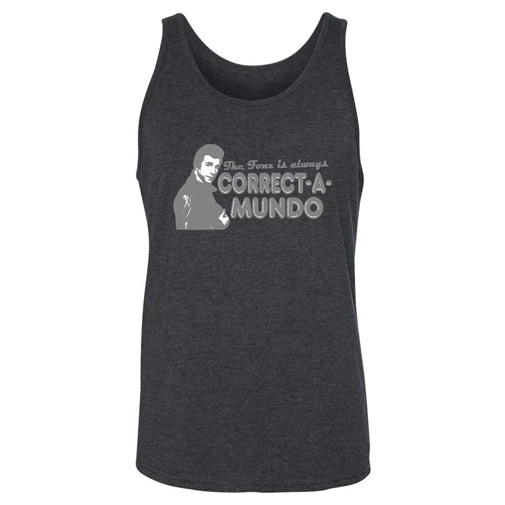 Unisex Jersey Tank - HP4YGBZA - Dark Grey Heather - 10