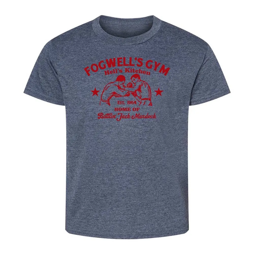 Kids T-Shirt - YYK55T8Q - Heather Navy - 15