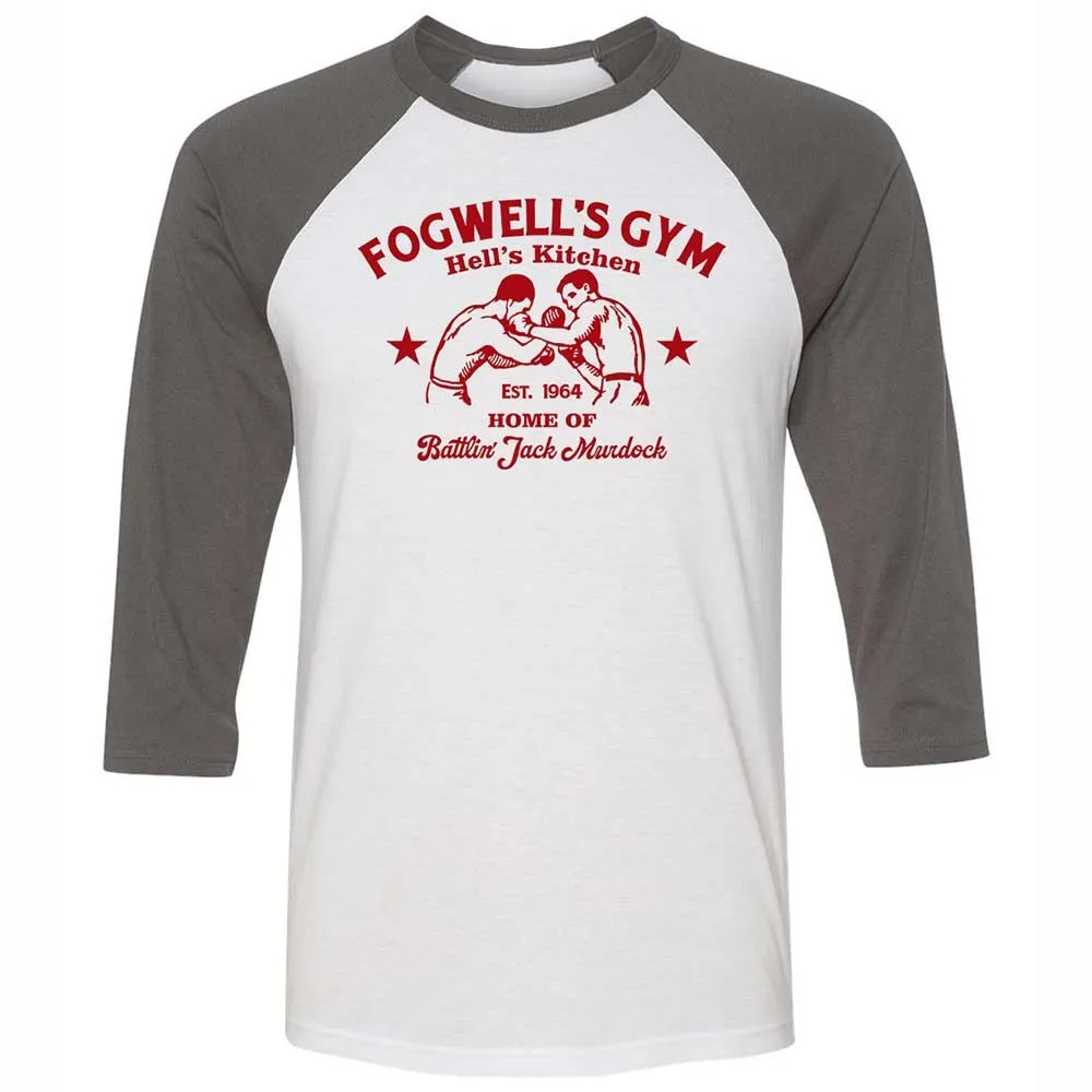 Unisex 3/4 Baseball Tee - TFUNNSLV - White/Asphalt - 2