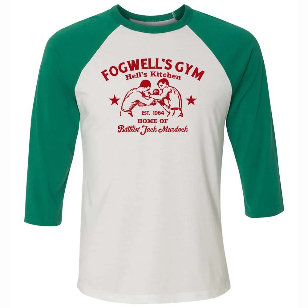 Unisex 3/4 Baseball Tee - TFUNNSLV - White/Kelly - 6