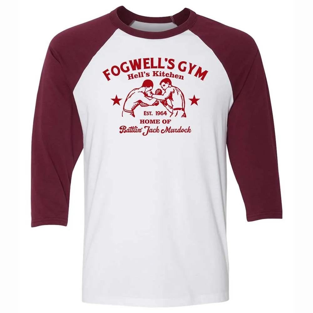 Unisex 3/4 Baseball Tee - TFUNNSLV - White/Maroon - 7