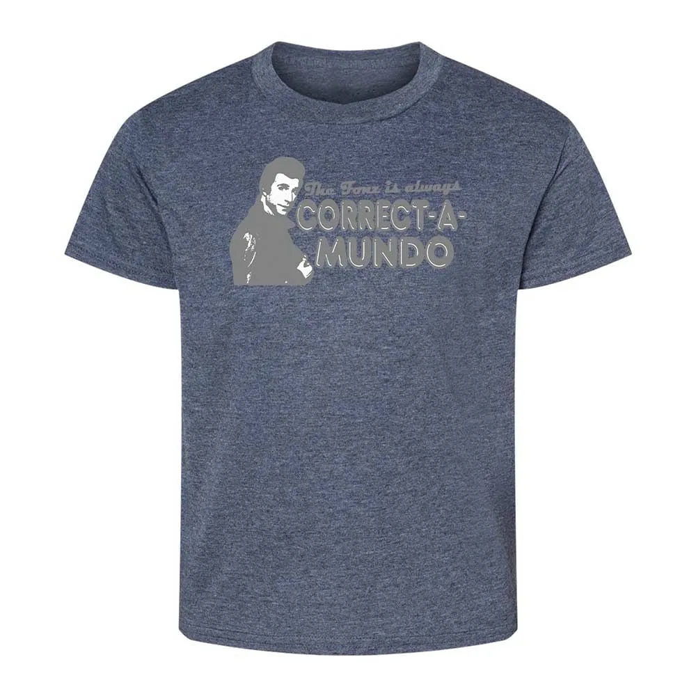 Kids T-Shirt - W8L9WD4A - Heather Navy - 15