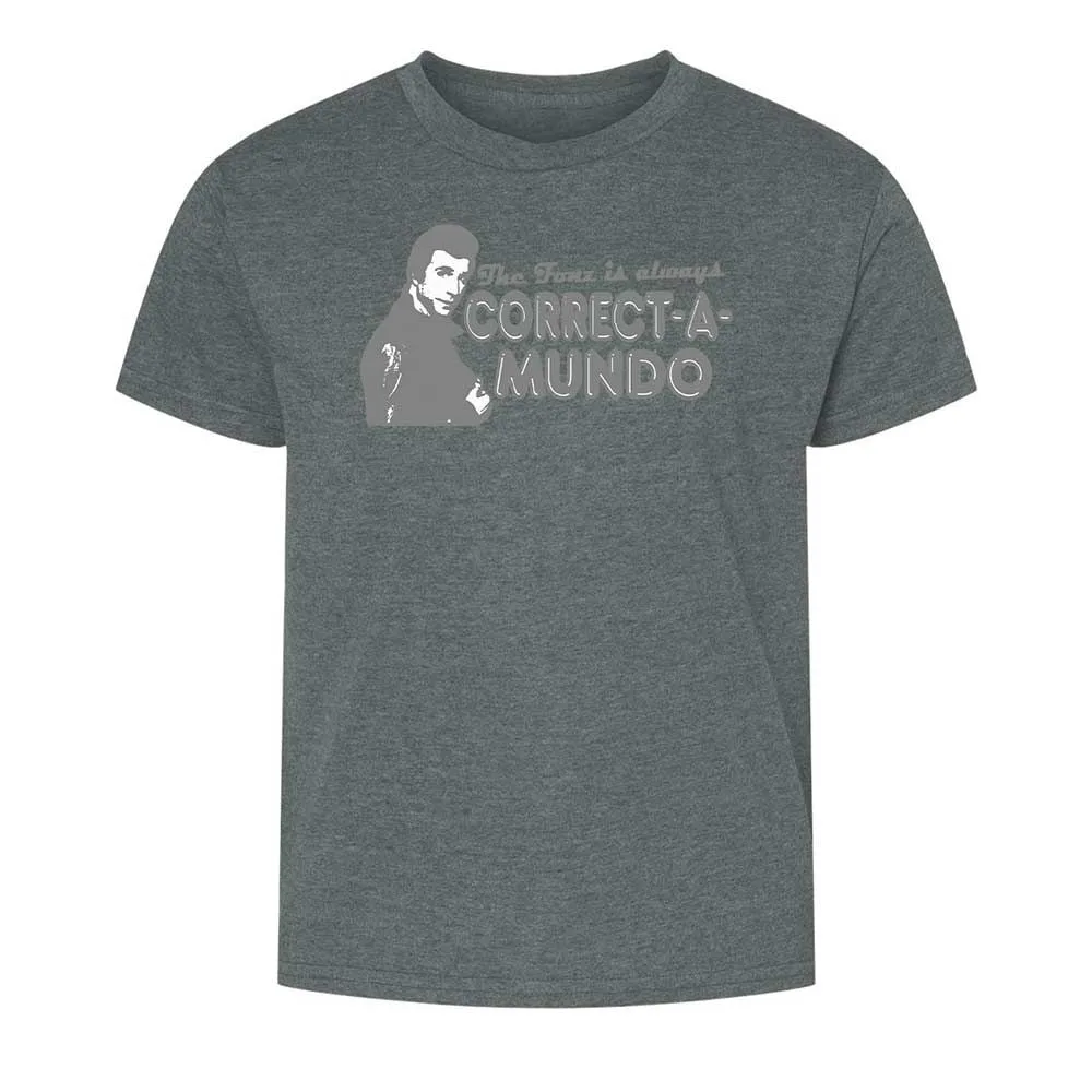Kids T-Shirt - W8L9WD4A - Dark Heather - 16