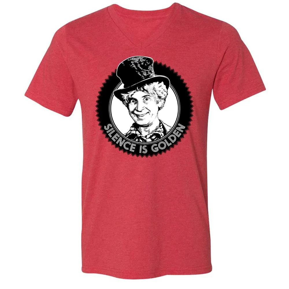 Unisex V-Neck T-Shirt - MZAHK3RB - Heather Red - 6