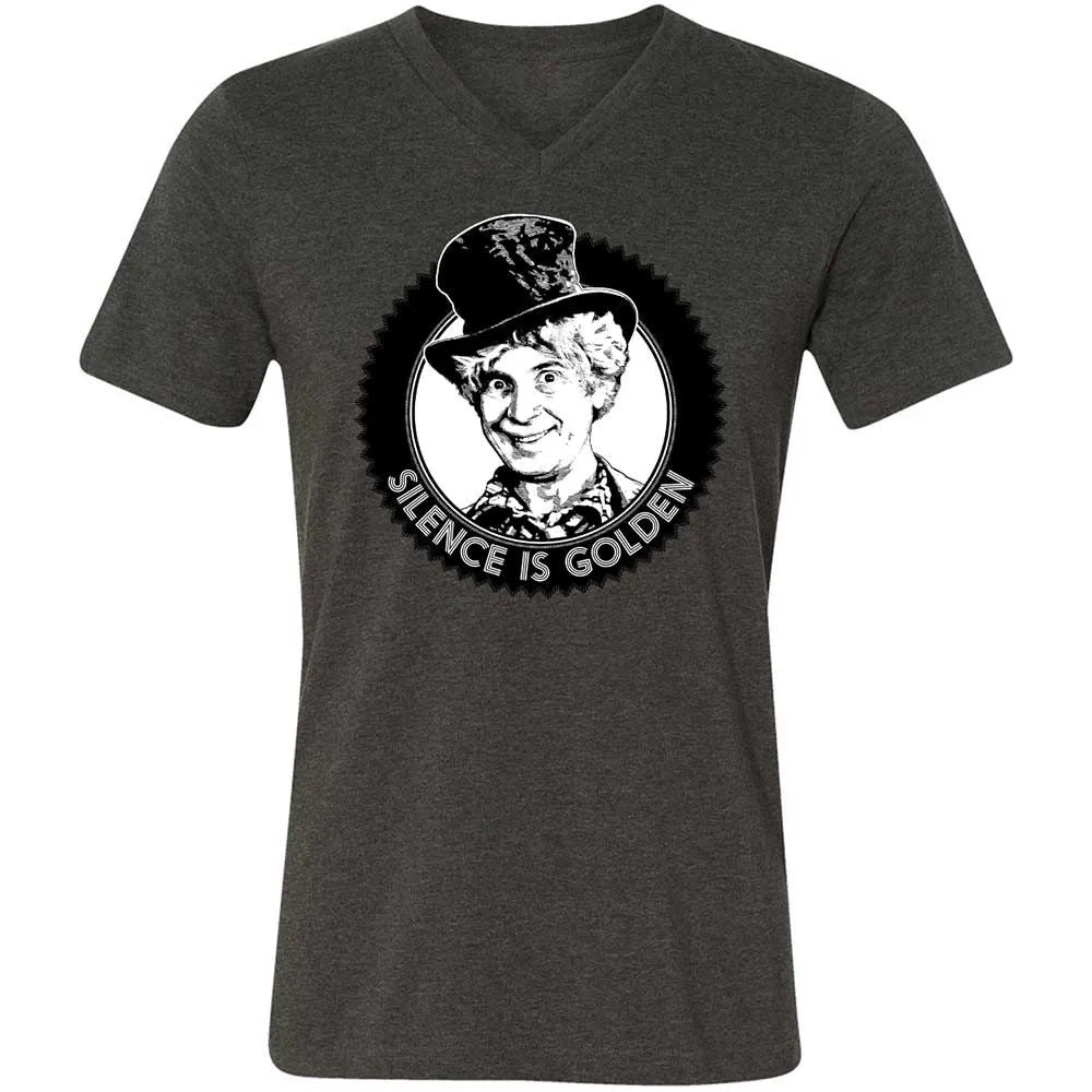 Unisex V-Neck T-Shirt - MZAHK3RB - Dark Grey Heather - 8