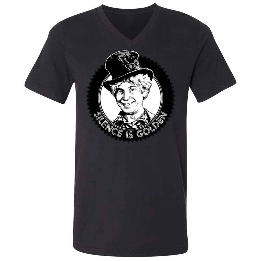 Unisex V-Neck T-Shirt - MZAHK3RB - Black - 11